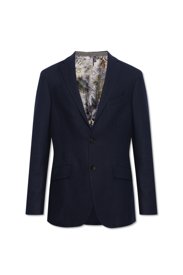 SchaferandweinerShops Japan - breasted blazer Etro - Navy
